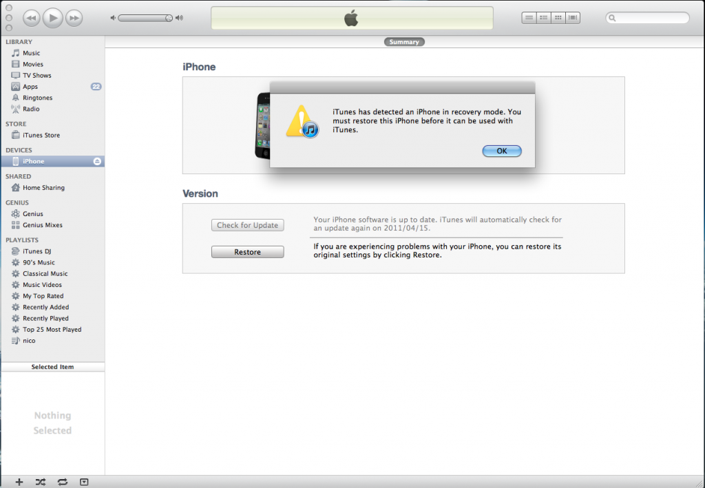 iTunes DFU iTunes DFU